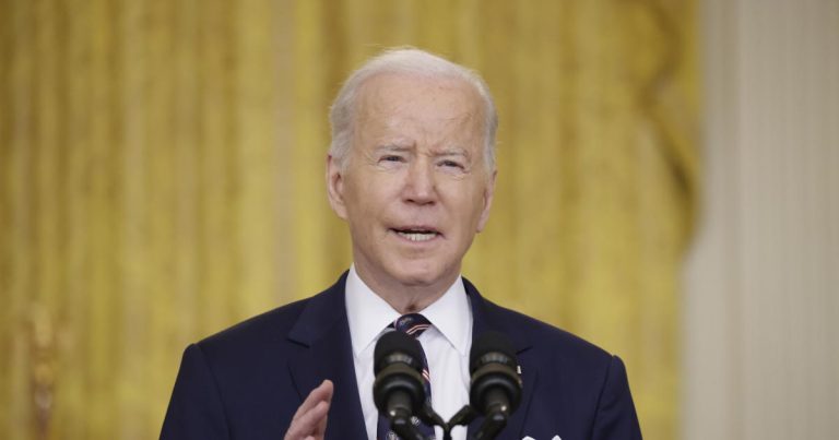 Biden addresses Russia's "unprovoked and unjustified" attack on Ukraine

