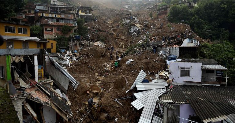 Mudslides in Brazil kill at least 94 people

