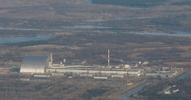 Ukraine reported high Chernobyl radiation after the Russians seized a factory

