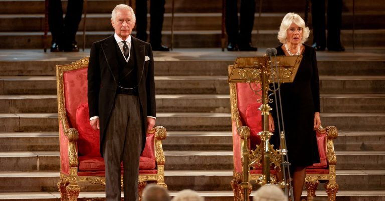 King Charles addresses Parliament and heads to Scotland to attend a vigil against the Queen

