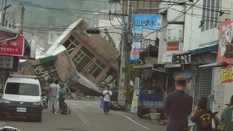 Taiwan earthquake: Tsunami warning after 6.9-magnitude earthquake

