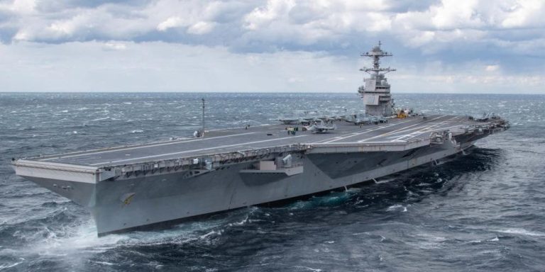  Images of the $13 billion US Navy aircraft carrier, USS Gerald R.  Ford

