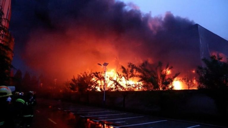 Henan, China: A factory fire kills 38 people, according to state media reports

