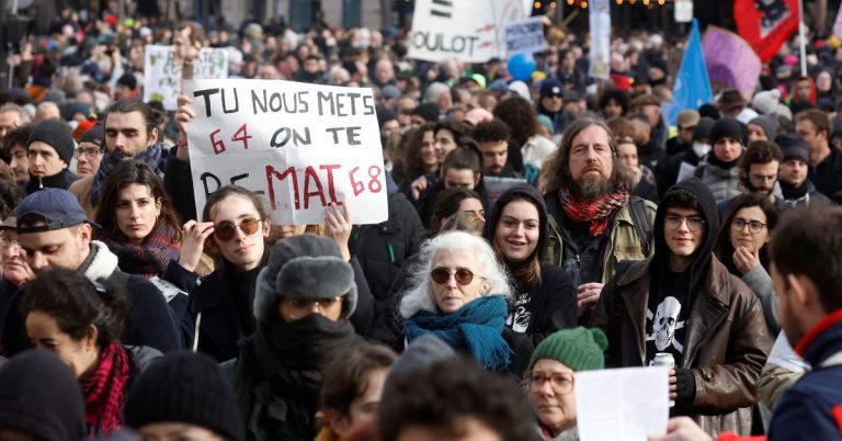 France has been hit by a new wave of strikes to protest Macron's pension reform

