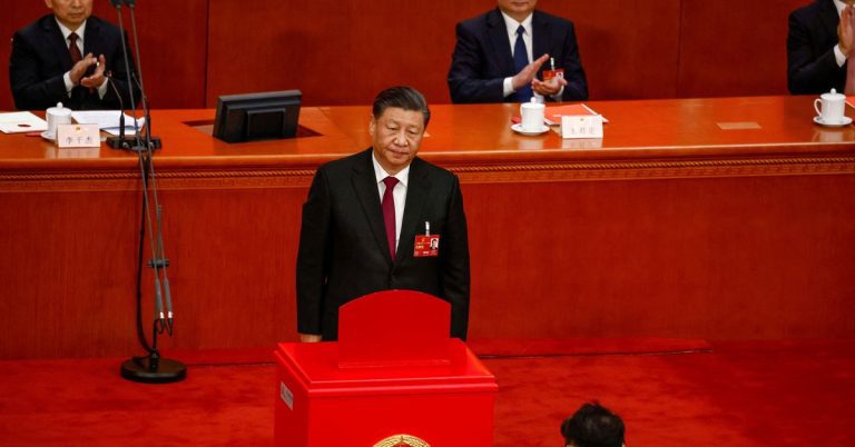 Xi wins a third term as China's president amid a host of challenges

