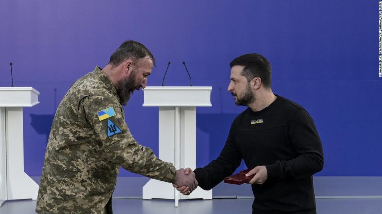 Zelensky joins Muslim soldiers breaking their fast in a 'new tradition of respect'

