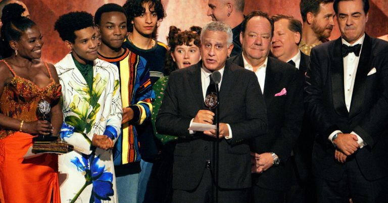 At the Tony Awards, "Kimberly Akimbo" won Best Musical and "Leopoldstadt"

