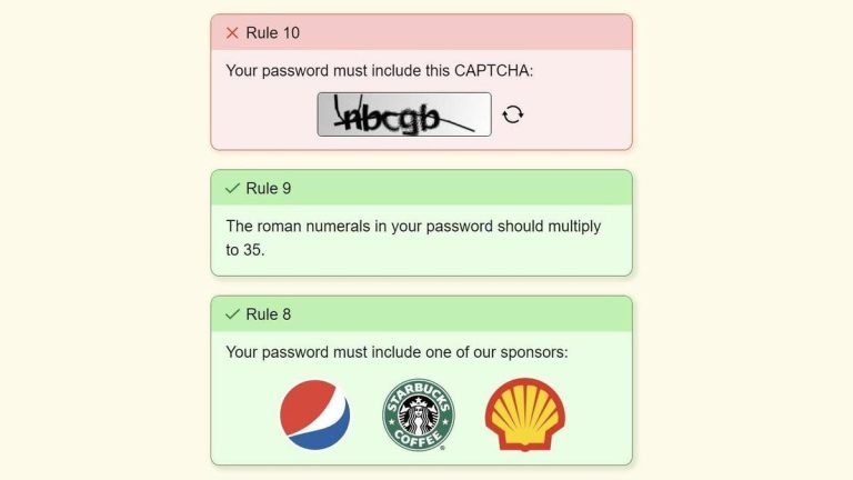 Password Game is a perfect recreation of an online dystopia

