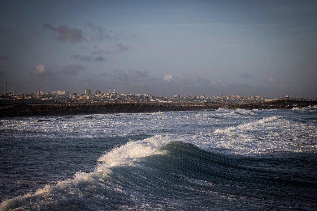 Waters off the coast of Somalia. 