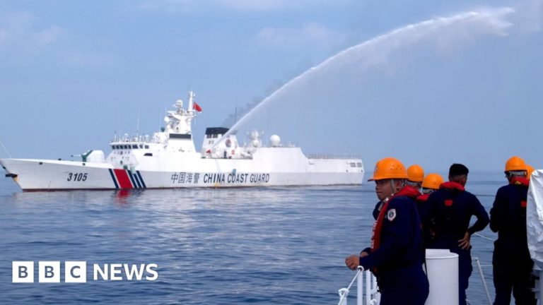 BBC on board a boat chased by China in the South China Sea