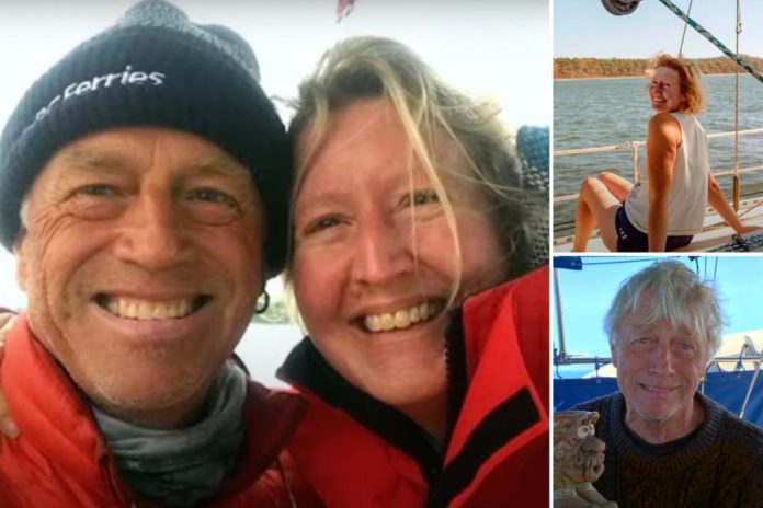 Experts suggest a couple who died on a homemade yacht and were washed ashore in their lifeboat may have been hit by a larger vessel.

