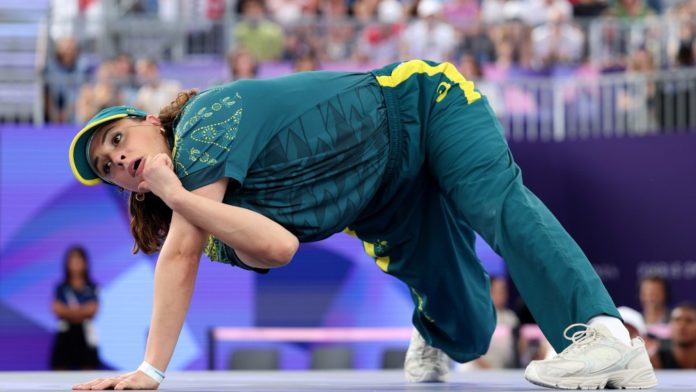 Australian breakdancer Rae Gunn is making waves as the sport makes its Olympic debut

