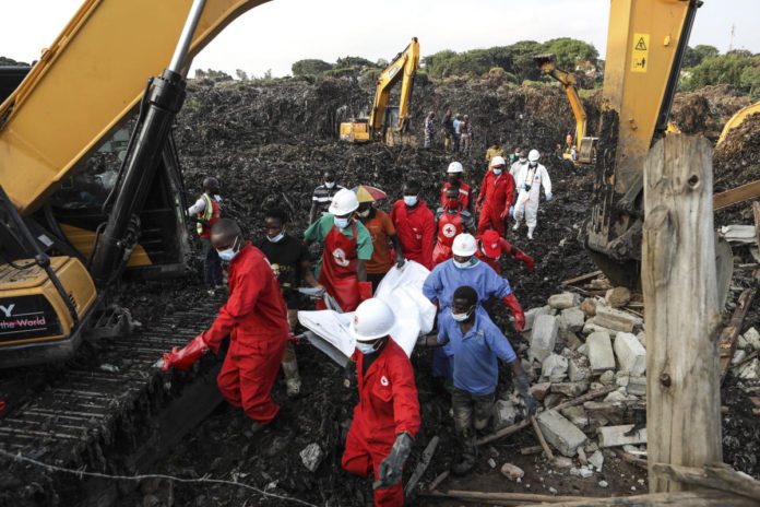 Uganda rubbish pile collapse death toll rises to 24 as rescuers find more victims

